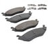1003-0898M by MPA ELECTRICAL - Quality-Built Disc Brake Pad Set - Black Series, Semi-Metallic, with Hardware