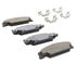 1003-0922M by MPA ELECTRICAL - Quality-Built Disc Brake Pad Set - Black Series, Semi-Metallic, with Hardware