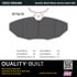 1003-0944M by MPA ELECTRICAL - Quality-Built Disc Brake Pad Set - Black Series, Semi-Metallic, with Hardware