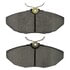 1003-0944M by MPA ELECTRICAL - Quality-Built Disc Brake Pad Set - Black Series, Semi-Metallic, with Hardware