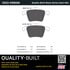 1003-0980M by MPA ELECTRICAL - Quality-Built Disc Brake Pad Set - Black Series, Semi-Metallic, with Hardware