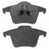 1003-0980M by MPA ELECTRICAL - Quality-Built Disc Brake Pad Set - Black Series, Semi-Metallic, with Hardware