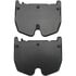 1003-0983M by MPA ELECTRICAL - Quality-Built Disc Brake Pad Set - Black Series, Semi-Metallic, with Hardware