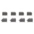 1003-1022C by MPA ELECTRICAL - Quality-Built Disc Brake Pad Set - Black Series, Ceramic, with Hardware