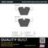 1003-1042M by MPA ELECTRICAL - Quality-Built Black Series Semi-Metallic Brake Pads w/ Hardware