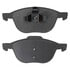 1003-1044C by MPA ELECTRICAL - Quality-Built Disc Brake Pad Set - Black Series, Ceramic, with Hardware