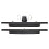 1003-1044C by MPA ELECTRICAL - Quality-Built Disc Brake Pad Set - Black Series, Ceramic, with Hardware