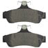 1003-1048AC by MPA ELECTRICAL - Quality-Built Disc Brake Pad Set - Black Series, Ceramic