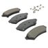 MPA Electrical 1003-1075M Disc Brake Pad Set Quality-Built Disc Brake Pad Set - Black Series, Semi-Metallic, with Hardware