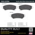 1003-1075M by MPA ELECTRICAL - Quality-Built Disc Brake Pad Set - Black Series, Semi-Metallic, with Hardware