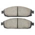 1003-1080C by MPA ELECTRICAL - Quality-Built Disc Brake Pad Set - Black Series, Ceramic, with Hardware