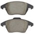 1003-1107BM by MPA ELECTRICAL - Quality-Built Black Series Semi-Metallic Brake Pads w/ Hardware