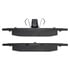 1003-1107BM by MPA ELECTRICAL - Quality-Built Black Series Semi-Metallic Brake Pads w/ Hardware