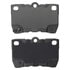 1003-1113AM by MPA ELECTRICAL - Quality-Built Black Series Semi-Metallic Brake Pads w/ Hardware