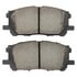 1001-1005M by MPA ELECTRICAL - Quality-Built Premium Disc Brake Pad Set - Semi-Metallic, with Hardware