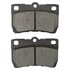 1001-1113AM by MPA ELECTRICAL - Quality-Built Premium Disc Brake Pad Set - Semi-Metallic, with Hardware