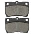 1001-1113M by MPA ELECTRICAL - Quality-Built Premium Disc Brake Pad Set - Semi-Metallic, with Hardware