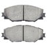 1001-1211C by MPA ELECTRICAL - Quality-Built Disc Brake Pad, Premium, Ceramic, with Hardware