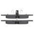 1001-1241M by MPA ELECTRICAL - Quality-Built Premium Disc Brake Pad Set - Semi-Metallic, with Hardware