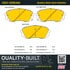 1001-1295AM by MPA ELECTRICAL - Quality-Built Premium Disc Brake Pad Set - Semi-Metallic, with Hardware