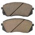 1001-1295AM by MPA ELECTRICAL - Quality-Built Premium Disc Brake Pad Set - Semi-Metallic, with Hardware