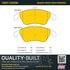 1001-1342M by MPA ELECTRICAL - Quality-Built Premium Disc Brake Pad Set - Semi-Metallic, with Hardware