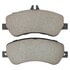 1001-1406M by MPA ELECTRICAL - Quality-Built Premium Semi-Metallic Brake Pads w/ Hardware