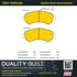 1001-1540AM by MPA ELECTRICAL - Quality-Built Premium Semi-Metallic Brake Pads w/ Hardware