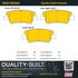 1001-1544C by MPA ELECTRICAL - Quality-Built Disc Brake Pad, Premium, Ceramic, with Hardware
