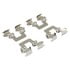1001-1554M by MPA ELECTRICAL - Quality-Built Premium Semi-Metallic Brake Pads w/ Hardware