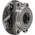 WH512305H by MPA ELECTRICAL - Wheel Bearing and Hub Assembly - 5-Stud, 38 Spline, M14 x 1.5mm