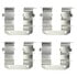 1003-1157C by MPA ELECTRICAL - Quality-Built Disc Brake Pad Set - Black Series, Ceramic, with Hardware