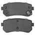 1003-1157C by MPA ELECTRICAL - Quality-Built Disc Brake Pad Set - Black Series, Ceramic, with Hardware