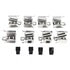 1003-1211C by MPA ELECTRICAL - Quality-Built Disc Brake Pad Set - Black Series, Ceramic, with Hardware