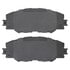 1003-1211C by MPA ELECTRICAL - Quality-Built Disc Brake Pad Set - Black Series, Ceramic, with Hardware