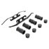 1003-1229M by MPA ELECTRICAL - Quality-Built Disc Brake Pad Set - Black Series, Semi-Metallic, with Hardware
