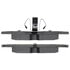 1003-1267C by MPA ELECTRICAL - Quality-Built Disc Brake Pad Set - Black Series, Ceramic, with Hardware
