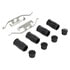 1003-1267C by MPA ELECTRICAL - Quality-Built Disc Brake Pad Set - Black Series, Ceramic, with Hardware