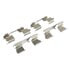 1003-1268M by MPA ELECTRICAL - Quality-Built Disc Brake Pad Set - Black Series, Semi-Metallic, with Hardware