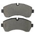 1003-1268M by MPA ELECTRICAL - Quality-Built Disc Brake Pad Set - Black Series, Semi-Metallic, with Hardware