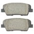 1003-1284BC by MPA ELECTRICAL - Quality-Built Disc Brake Pad Set - Black Series, Ceramic, with Hardware