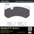 1003-1291M by MPA ELECTRICAL - Quality-Built Disc Brake Pad Set - Black Series, Semi-Metallic, with Hardware