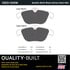 1003-1341M by MPA ELECTRICAL - Quality-Built Disc Brake Pad Set - Black Series, Semi-Metallic, with Hardware