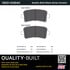 1003-1430AC by MPA ELECTRICAL - Quality-Built Disc Brake Pad Set - Black Series, Ceramic, with Hardware