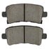 1003-1430AC by MPA ELECTRICAL - Quality-Built Disc Brake Pad Set - Black Series, Ceramic, with Hardware