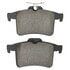 1003-1449M by MPA ELECTRICAL - Quality-Built Disc Brake Pad Set - Black Series, Semi-Metallic, with Hardware