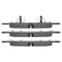 1003-1455C by MPA ELECTRICAL - Quality-Built Disc Brake Pad Set - Black Series, Ceramic, with Hardware