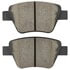 1003-1456M by MPA ELECTRICAL - Quality-Built Black Series Semi-Metallic Brake Pads w/ Hardware