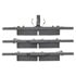 1003-1498C by MPA ELECTRICAL - Quality-Built Disc Brake Pad Set - Black Series, Ceramic, with Hardware