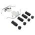 1003-1504C by MPA ELECTRICAL - Quality-Built Disc Brake Pad Set - Black Series, Ceramic, with Hardware